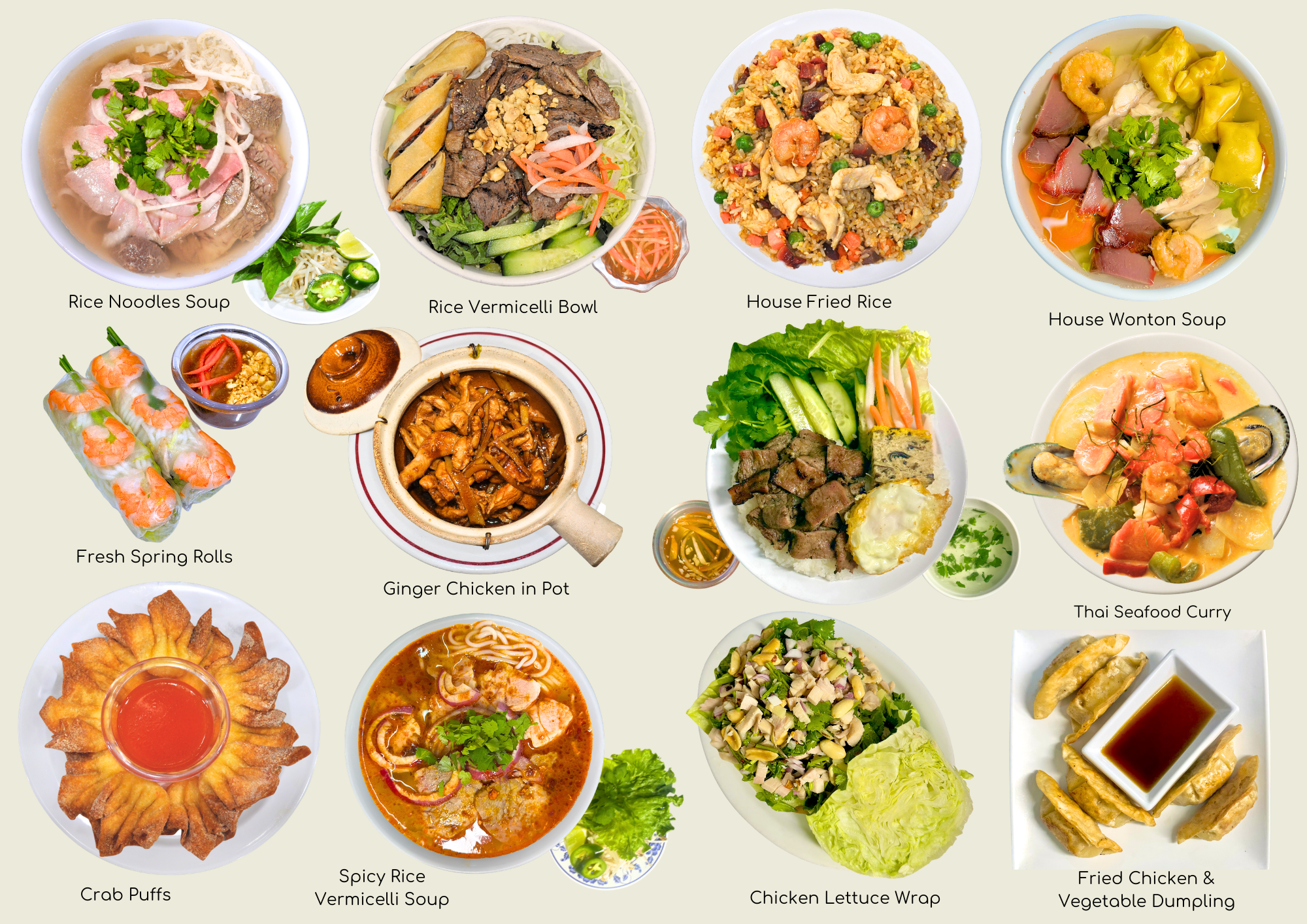 Dao's Tai Pan's popular dishes